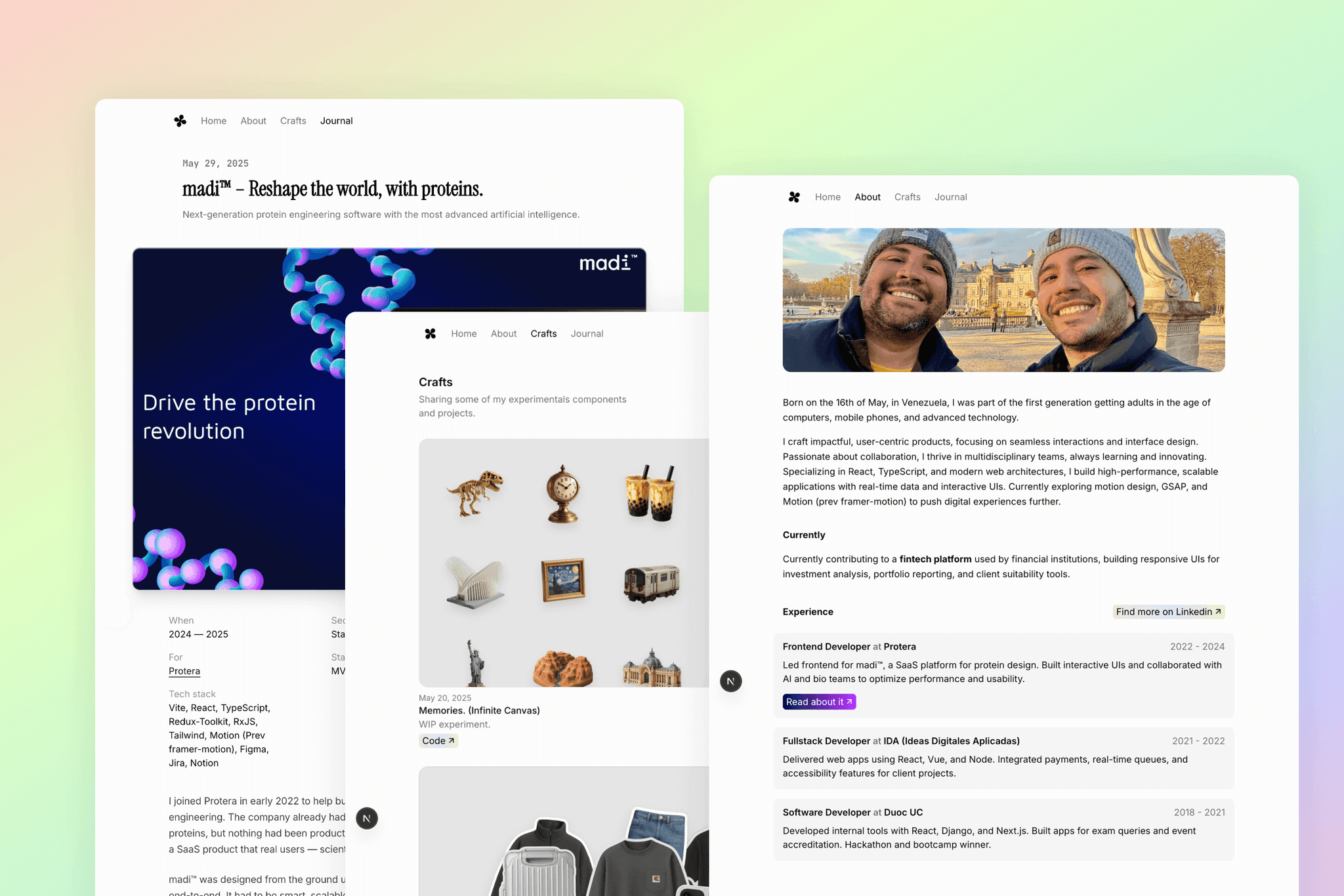 New portfolio showcase