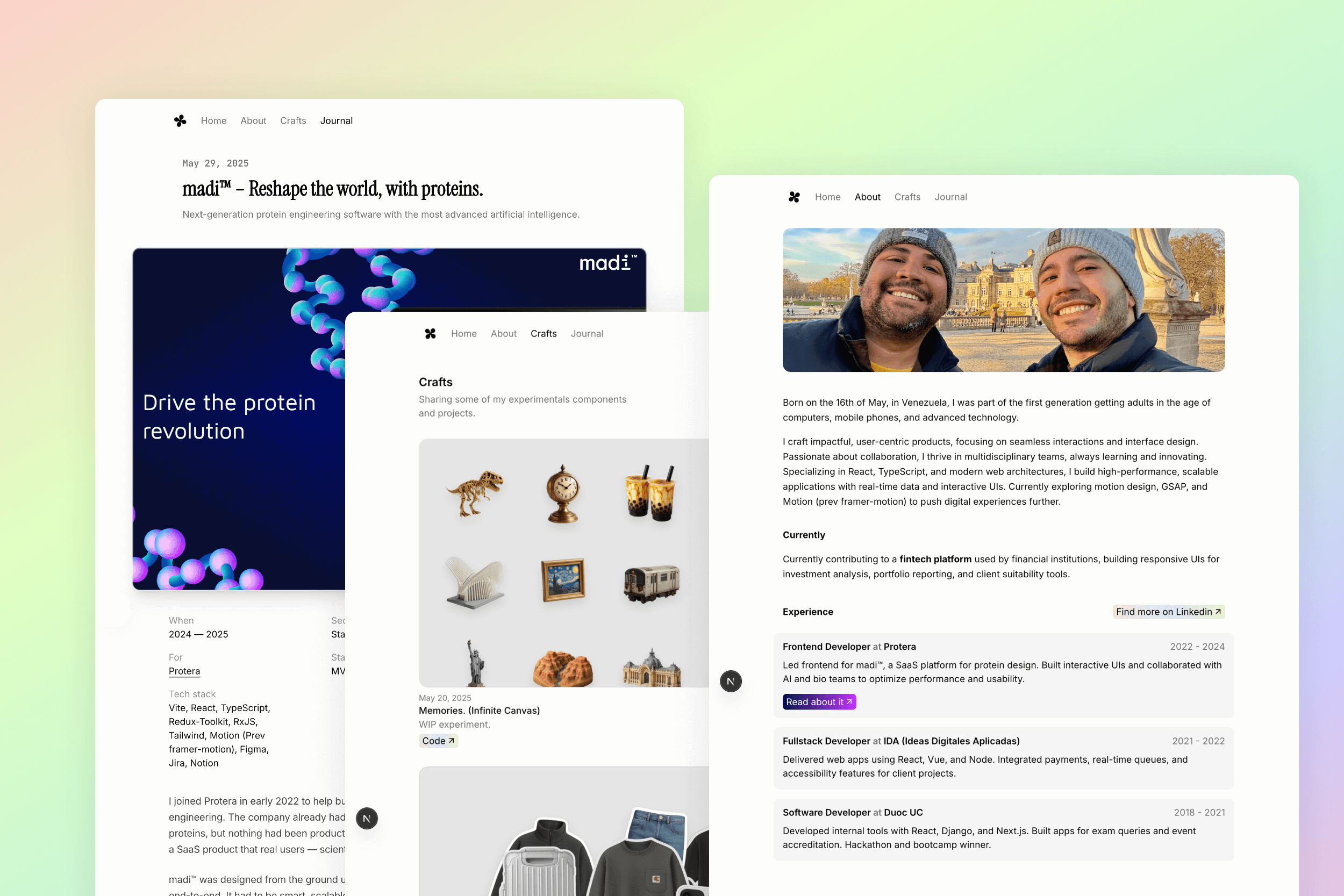 New portfolio showcase